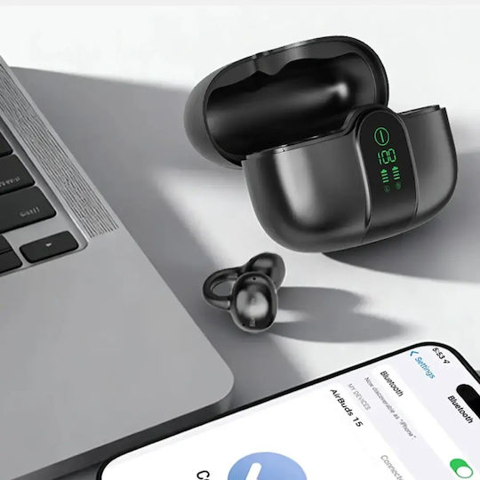 BlackView AirBuds 15 Bluetooth Handsfree Earphones with Sweat Resistance and Charging Case Shadow Black