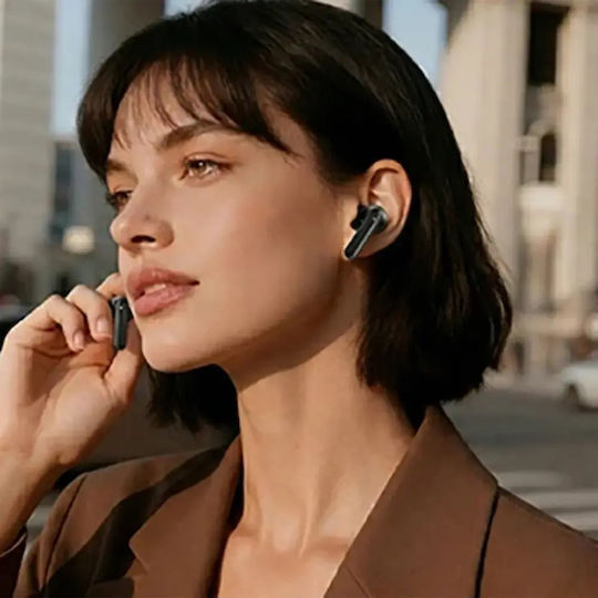 BlackView AirBuds 16 Bluetooth Handsfree Ακουστικά με Αντοχή στον Ιδρώτα και Θήκη Φόρτισης Μαύρα