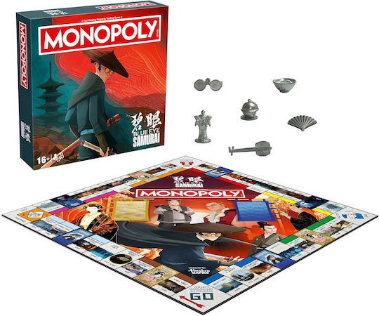 Επιτραπέζιο Παιχνίδι Monopoly Blue Eye Samurai για 2-6 Παίκτες 16+ Ετών WIN6015 (EN) Winning Moves