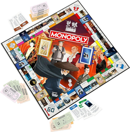 Επιτραπέζιο Παιχνίδι Monopoly Blue Eye Samurai για 2-6 Παίκτες 16+ Ετών WIN6015 (EN) Winning Moves