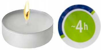 Aura Tealight Warmers Deko 4h 100 Pcs P10-100
