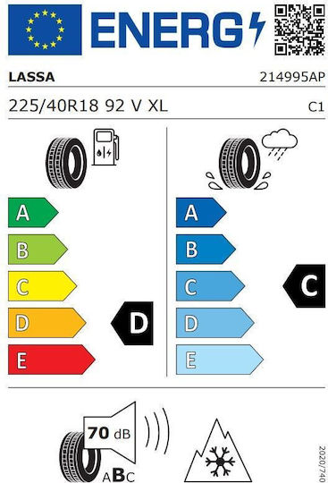 Lassa Snoways4 225/40R18 92VV XL Iarnă Anvelopă Auto