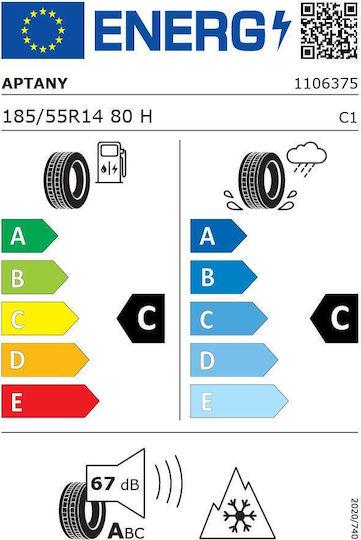 Aptany 185/55R14 80HH Λάστιχο 4 Εποχών Αυτοκινήτου