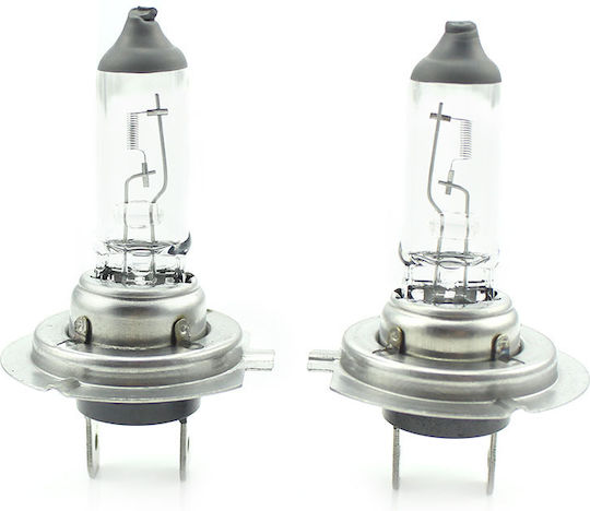 Bec Auto Halogen H7 12v 55w +50% Luminozitate Faruri Set 2 Bucăți