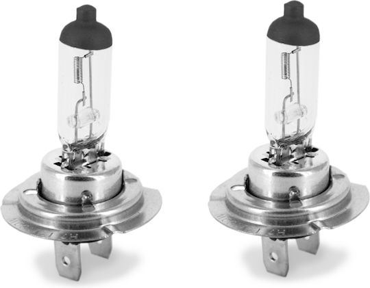 Bec Auto Halogen H7 12v 55w +50% Luminozitate Faruri Set 2 Bucăți