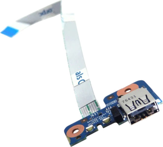 USB Board Laptop HP 240 G4 240 G5 245 G4 245 G5 340 G3 348 G3 348 G4 X360 1030 G2 14-ac 14-af 14-am 14-an 14-am052nr 813515-001 6050a2731801 Ribbon Cable Code 1-brd323