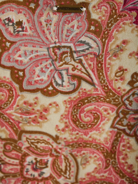 Sommer Mini Kleid Wickel mit Rüschen Rosa