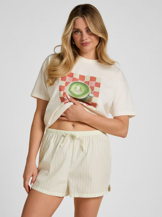 Hunkemöller Summer Women's Pyjama Shorts Green