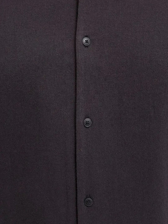 Short Sleeve Shirt in Regular Fit Black