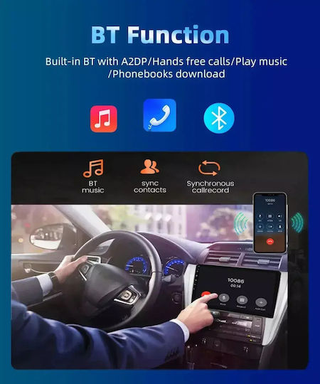Ηχοσύστημα Αυτοκινήτου για Nissan Micra 2002-2010 (Bluetooth/USB/WiFi/GPS/Apple-Carplay/Android-Auto) με Οθόνη Αφής 9"