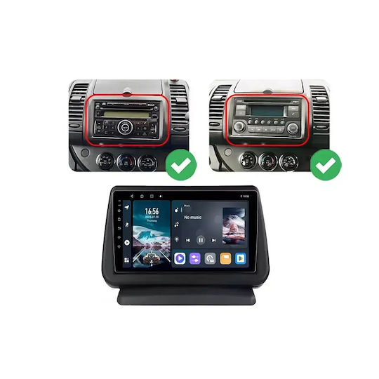 Ηχοσύστημα Αυτοκινήτου για Nissan Note 2004-2011 (Bluetooth/USB/WiFi/GPS/Apple-Carplay/Android-Auto) με Οθόνη Αφής 9"