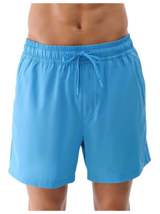 Men's Swimwear Shorts Blue with Patterns