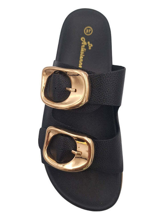Women's Flat Sandals Black