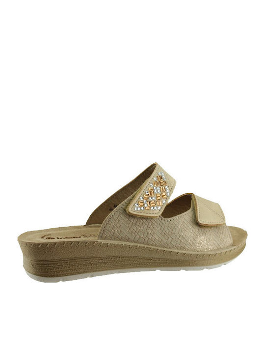 Summer Women's Beige Platforms G-FC49