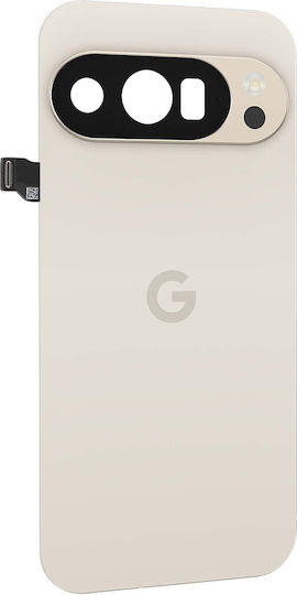 Оригинален заден капак Google Pixel 10 Pro с предварително поставено лепило бял
