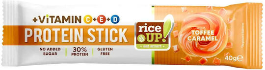 RiceUp Μπάρα με 30% Πρωτεΐνη & Γεύση Energy 40gr