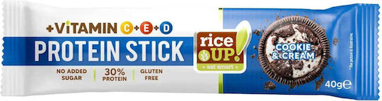 RiceUp Μπάρα με 30% Πρωτεΐνη & Γεύση Energy 40gr