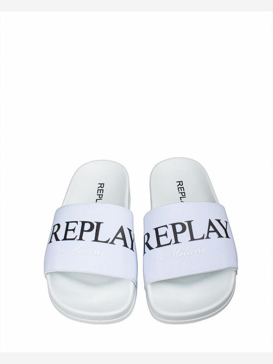 Flip Flops in White Colour