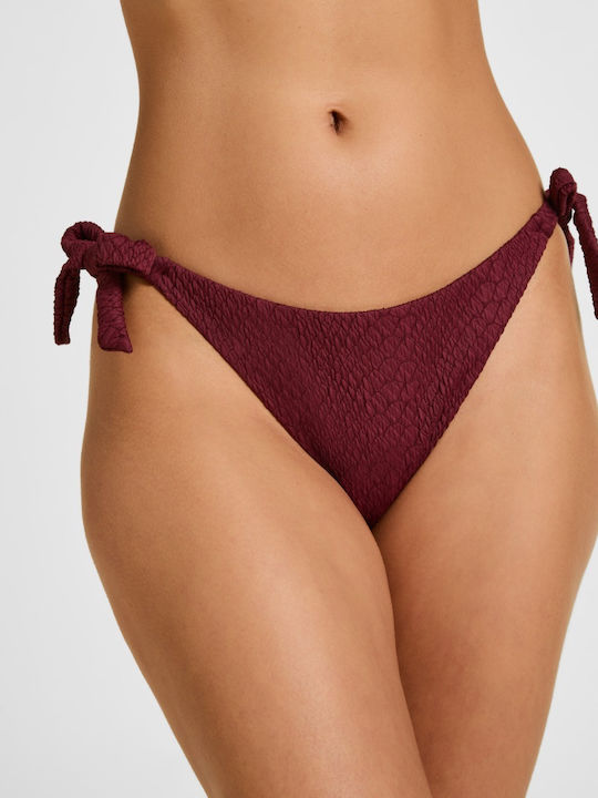 Bikini Slip Μπορντό