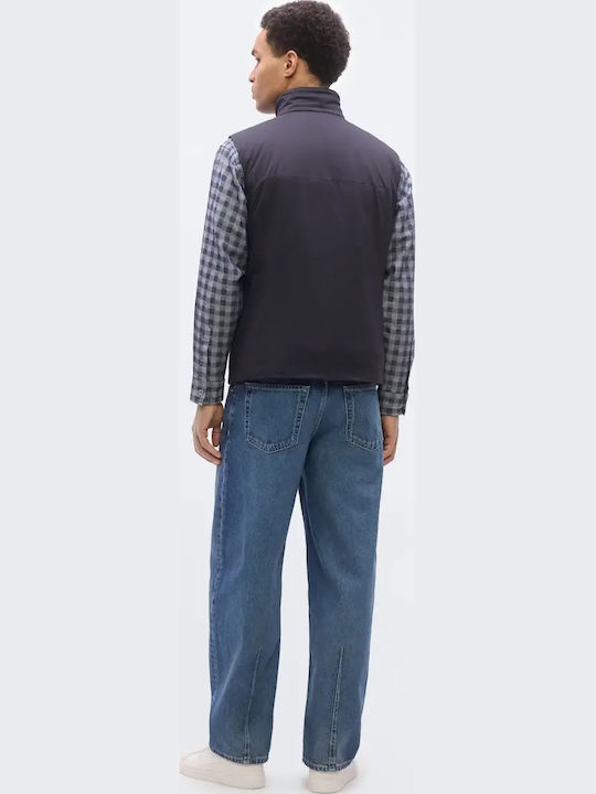 Sleeveless Jacket Dark Blue