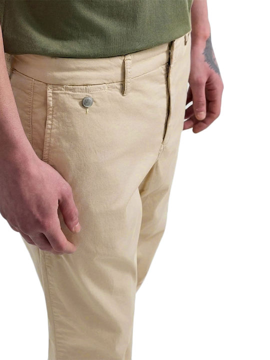 Replay Benni Herrenhosen Chinos Elastisch in Regulärer Passform Beige