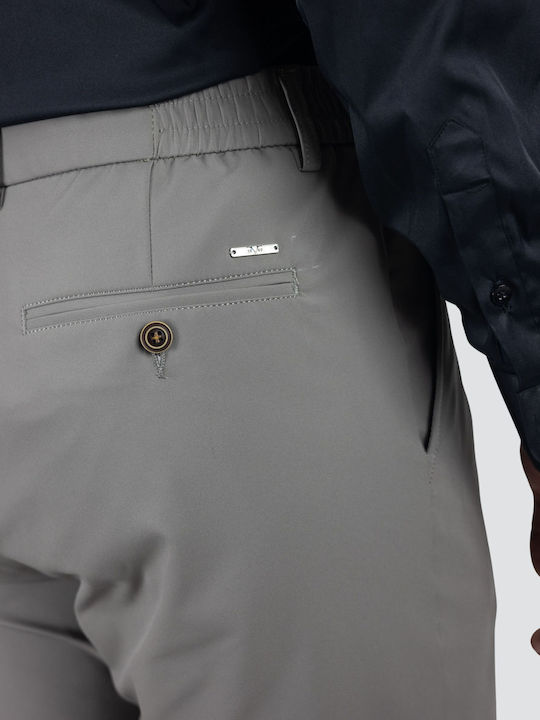 Chino Trousers In Loose Fit Khaki