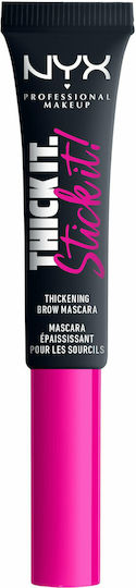 NYX Professional Makeup Thick It Stick It Mascara For Eyebrows 08 Black 7ml
