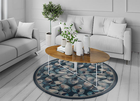 Tulup Rundes Küchenmatte Mit Schmetterlingen 70cm