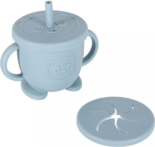 ikonka ikonka Baby- und Kinder-Essgeschirr aus Blauem Silikon 3er Set