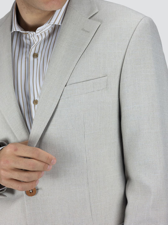 Herrenanzugjacken mit Regelmäßiger Passform Beige