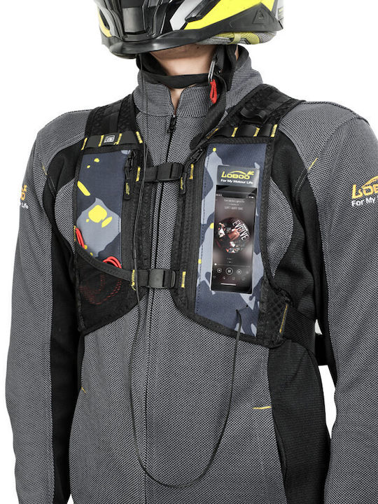 Loboo Backpack Αδιάβροχο 6lt Μαύρο