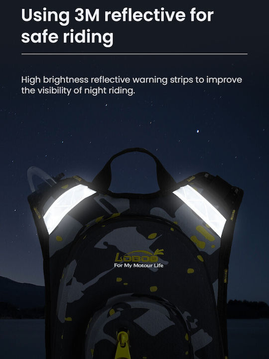 Loboo Backpack Αδιάβροχο 6lt Μαύρο