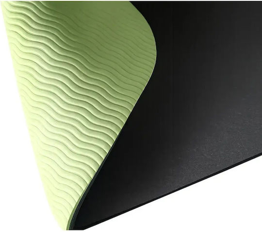 Verk Group Saltea de Gimnastică Pilates Verde (183x60cm)