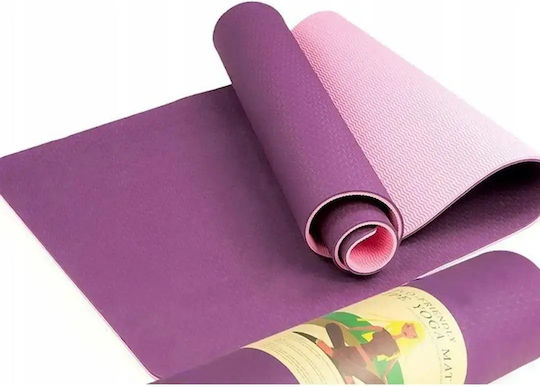 Verk Group Saltea de Gimnastică Pilates Roz (183x60cm)
