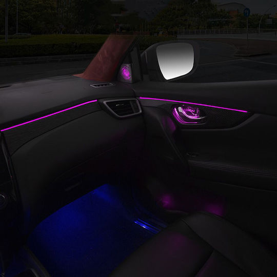 Diq Ambient Nissan Qashqai Ii Cf Dyn Digital Iq Ambient Light Nissan Qashqai Mod 2014-2021 18 Lights Carbon Fiber Dynamic