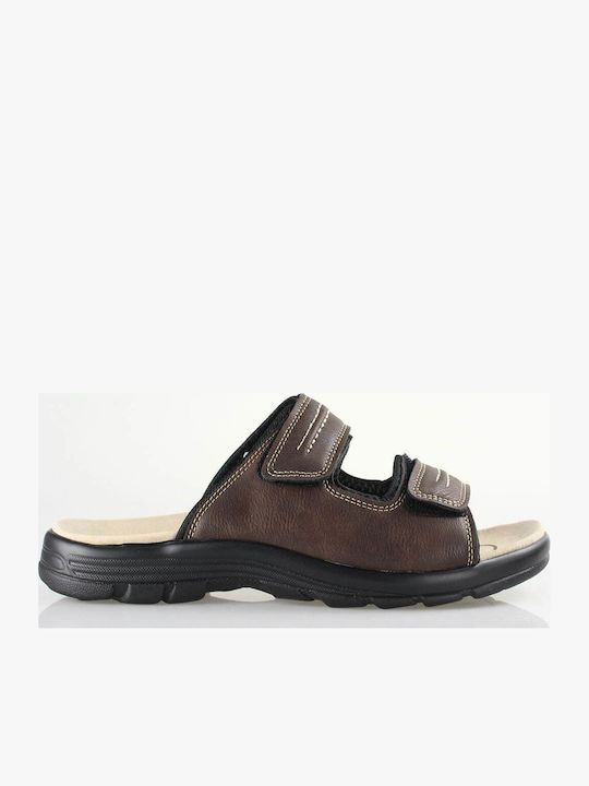 Herrensandalen in Braun Farbe