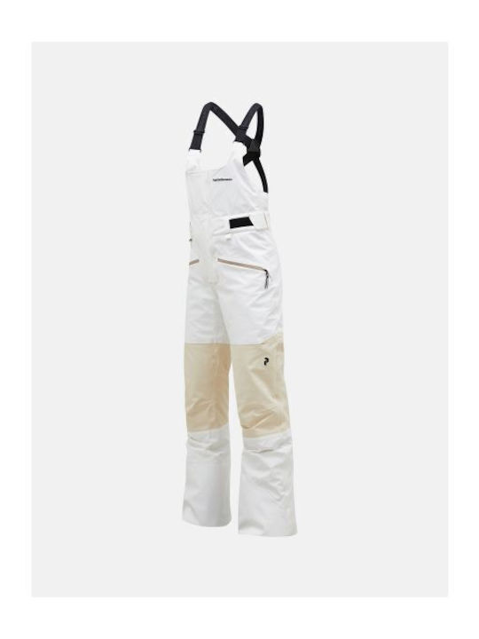 Peak Performance G78995030-099 Γυναικεία Σαλοπέτα Σκι & Snowboard Λευκή