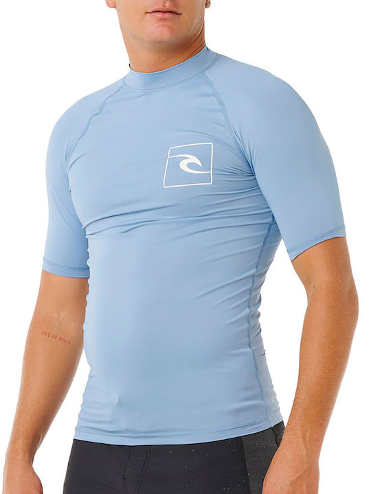 Rip Curl Upf UPF 50 Ανδρική Κοντομάνικη Αντηλιακή Μπλούζα Μπλε