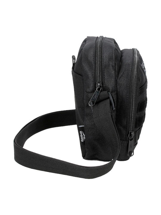 Herren Schulter / Crossbody Tasche Schwarz