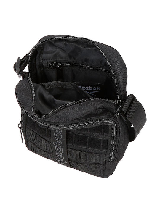 Herren Schulter / Crossbody Tasche Schwarz