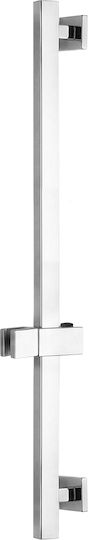 Avizar Shower Bar Adjustable Height Angle Chrome Finish Anti-corrosion Grey