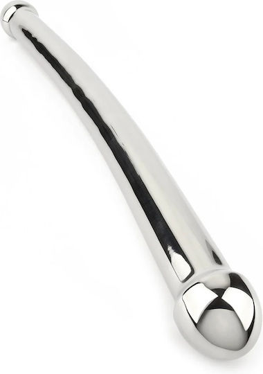 Steel Διπλό Dildo Ασημί