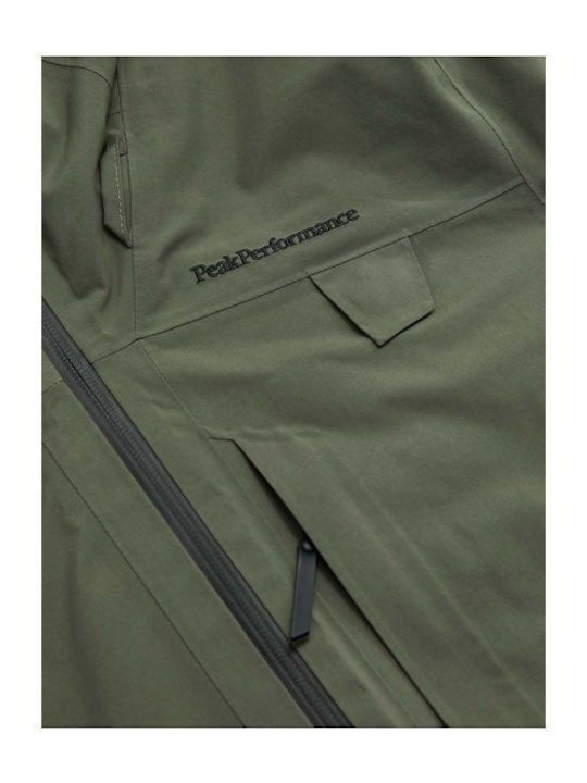 Peak Performance G79066020-48C Дамско Яке Gore-Tex за Ски и Сноуборд Зелено