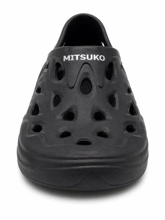 Mitsuko Sa72645m-bla Men's Closed Sandal Black
