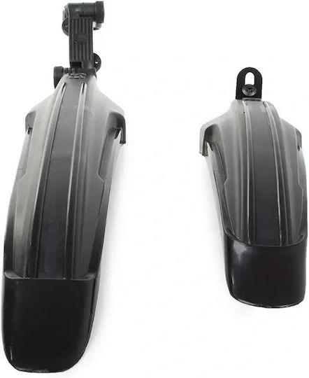 Bicycle Mudguards Set Front Rear Wheels 24-28" Black