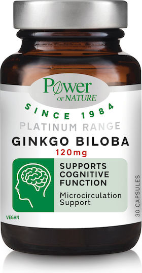 Power Of Nature Platinum Range Ginkgo Biloba 120mg 30 Mützen