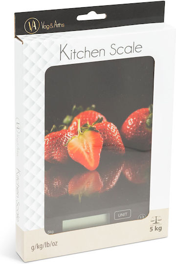 Digitale Küchenwaage bis 5kg Rote