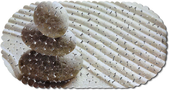 Rutschfeste Badewannenmatte mit Saugnäpfen Grau 35x69cm Rutschfeste Badewannenmatte mit Saugnäpfen Grau 35x69cm