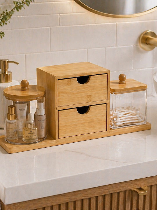 MRShome Kosmetikorganisator mit Schubladen 29,5x11,3x8cm