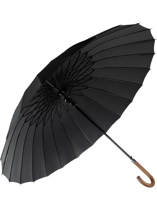 Umbrelă De Pluie Compactă Automată Neagră